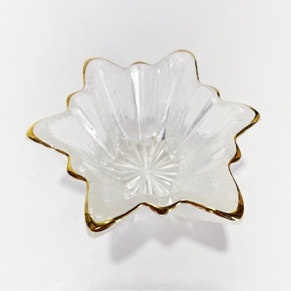 Vintage Home Beautiful Golden Glow Candle Holder Glass Made In Germany - Picture 3 of 4